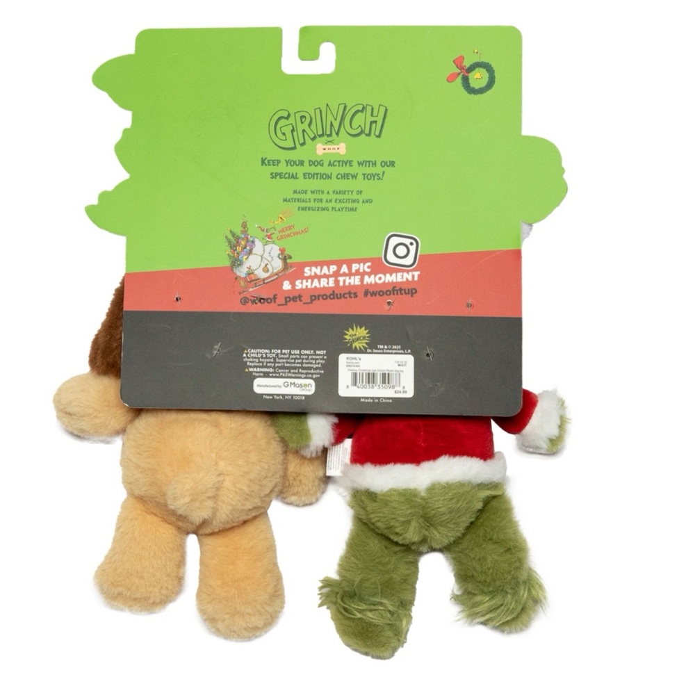 Grinch and Max Dog Toys 2 pk - Picture 3 of 7
